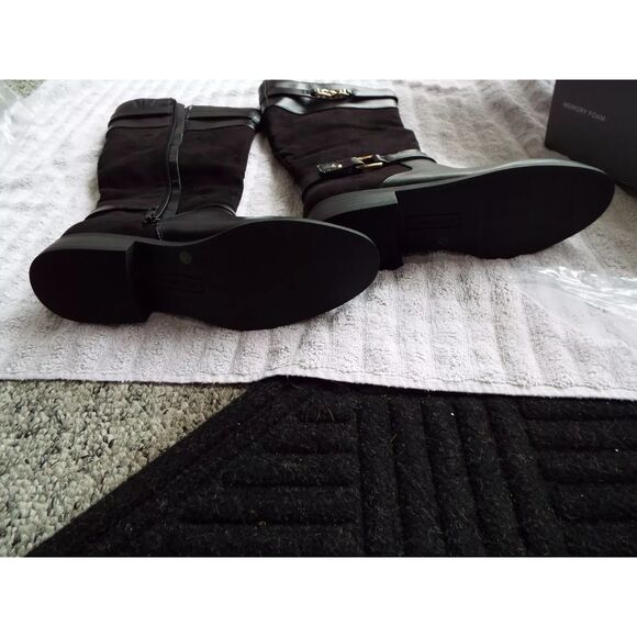 Liz Claiborne LC Roma Black Women's Riding Boots 8 .5 mid calf RPCHNO10023 - Picture 6 of 6